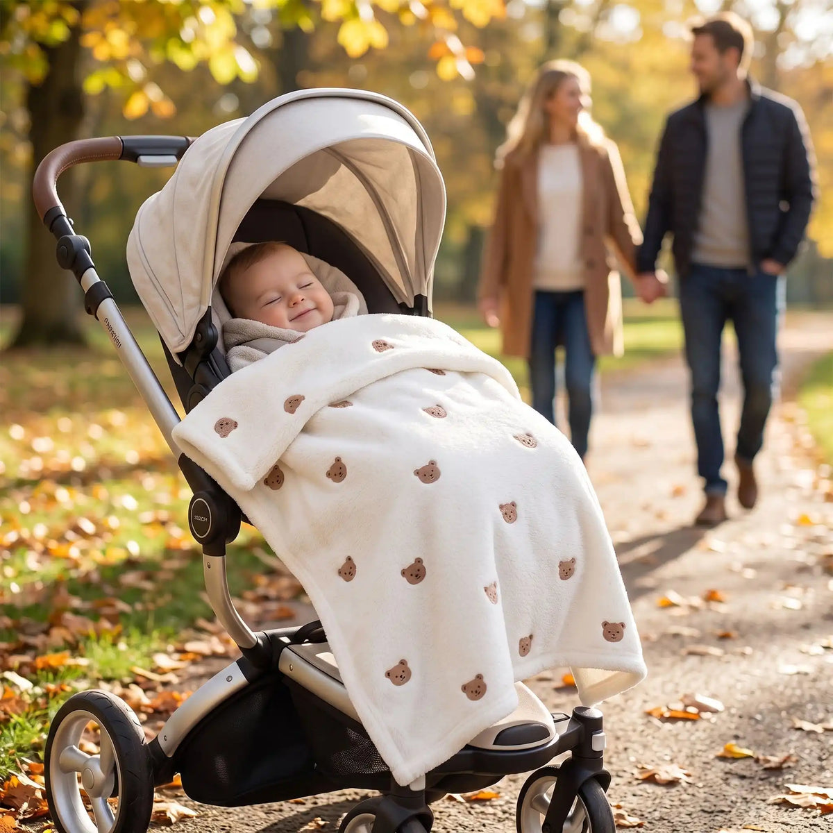 Couverture bébé en promenade
