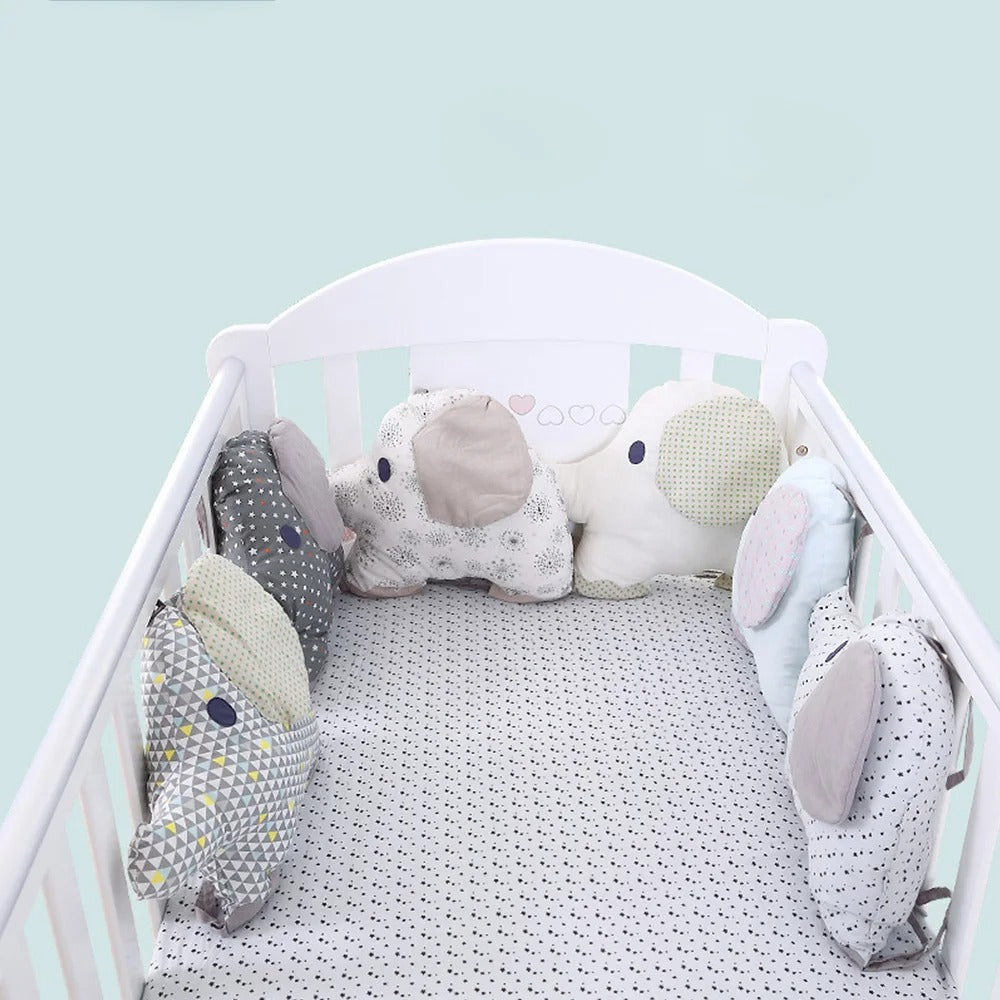 Tour de lit bébé six pièces