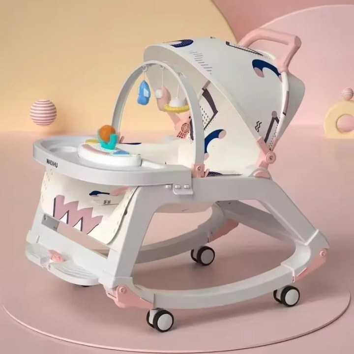 Transat bébé rose