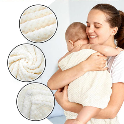 Couverture-Blanche-épaisse-face-velours-polaire-minky-sans-rembourrage-douce-chaude-bébé-couvert