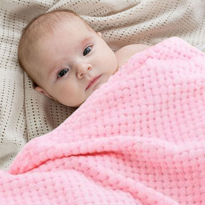 Couverture-Rose-double-face-velours-polaire-douce-chaude-bébé-allonge-couvert