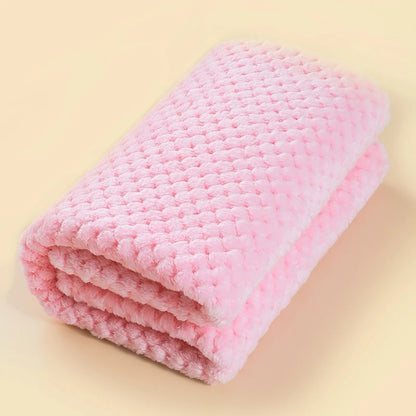 Couverture-Rose-épaisse-velours-polaire-douce-chaude