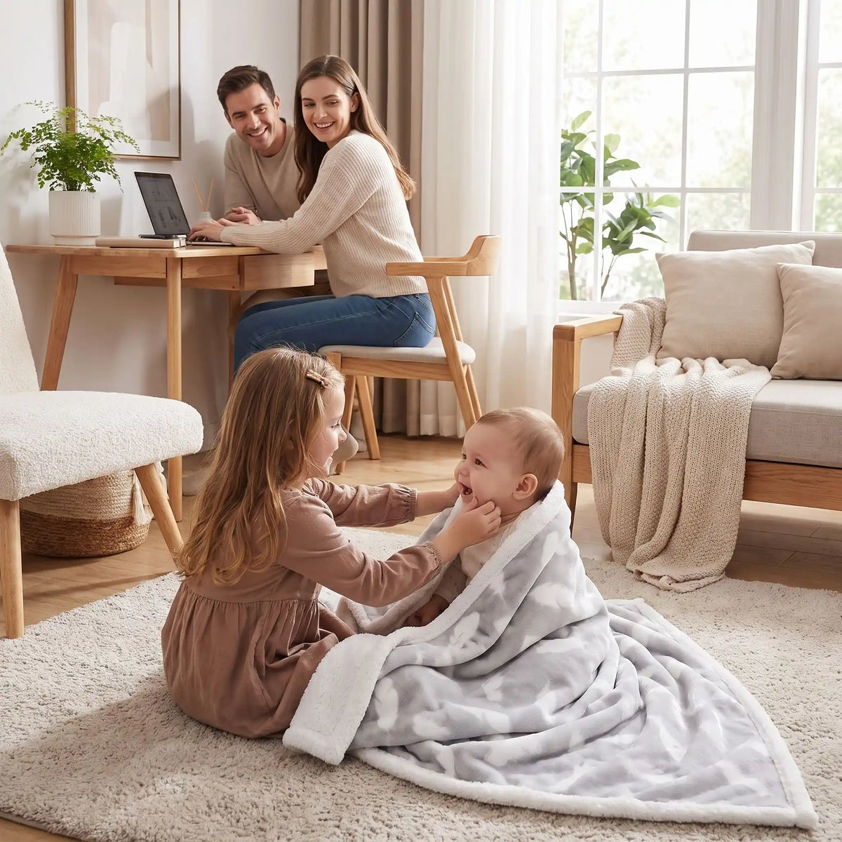 Couverture bébé au chaud