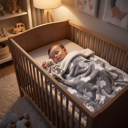 Couverture bébé au lit