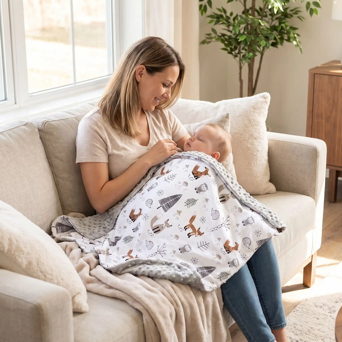 Couverture bébé dort
