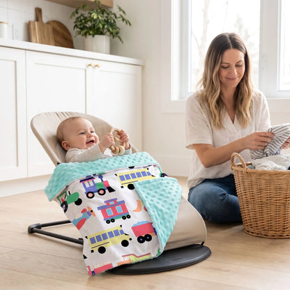 Couverture bébé sur le transat