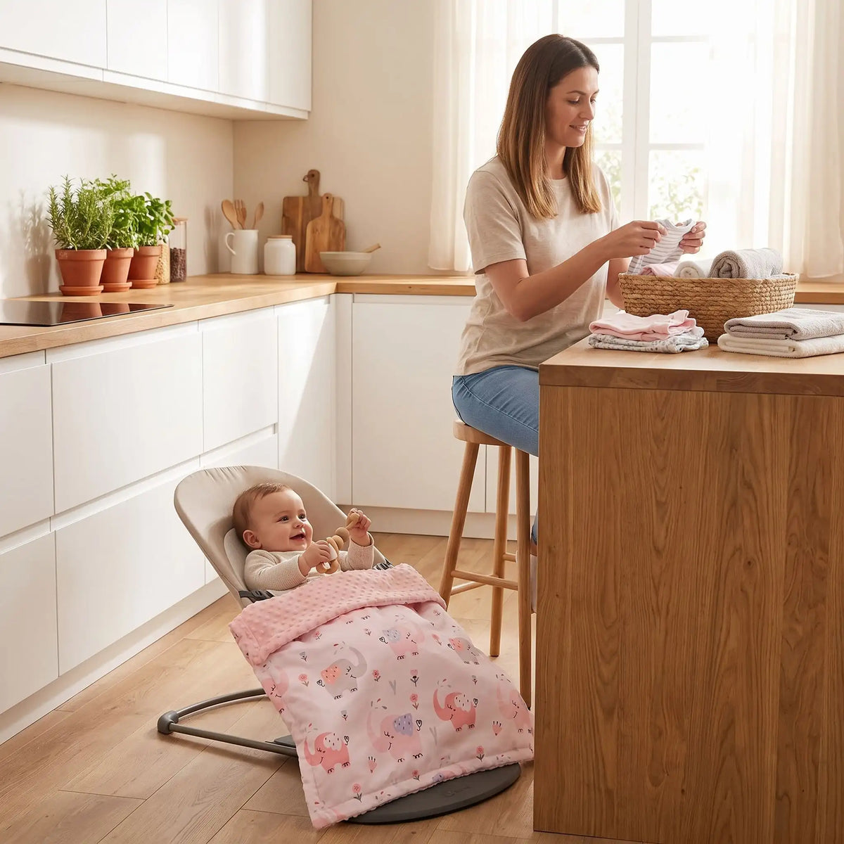 Couverture bébé joue