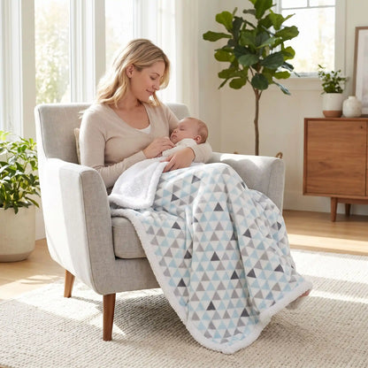 Couverture bébé avec maman
