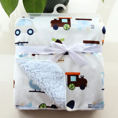 Couverture-polaire-double-face-blanc-voiture-douce-chaude