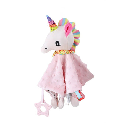 Doudou-Licorne-Rose-doux-anneau-dentaire