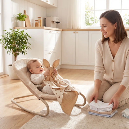 Doudou bébé avec maman
