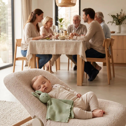 Doudou bébé en famille