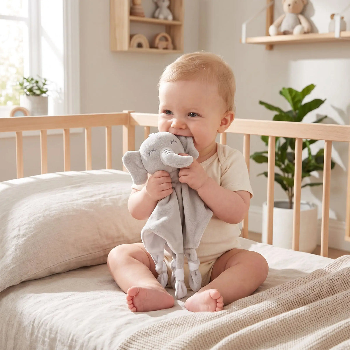Doudou bébé machouille