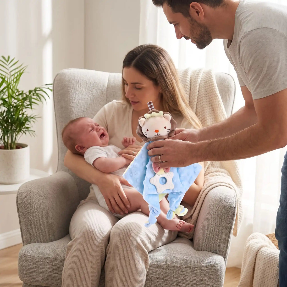 Doudou bébé pleure