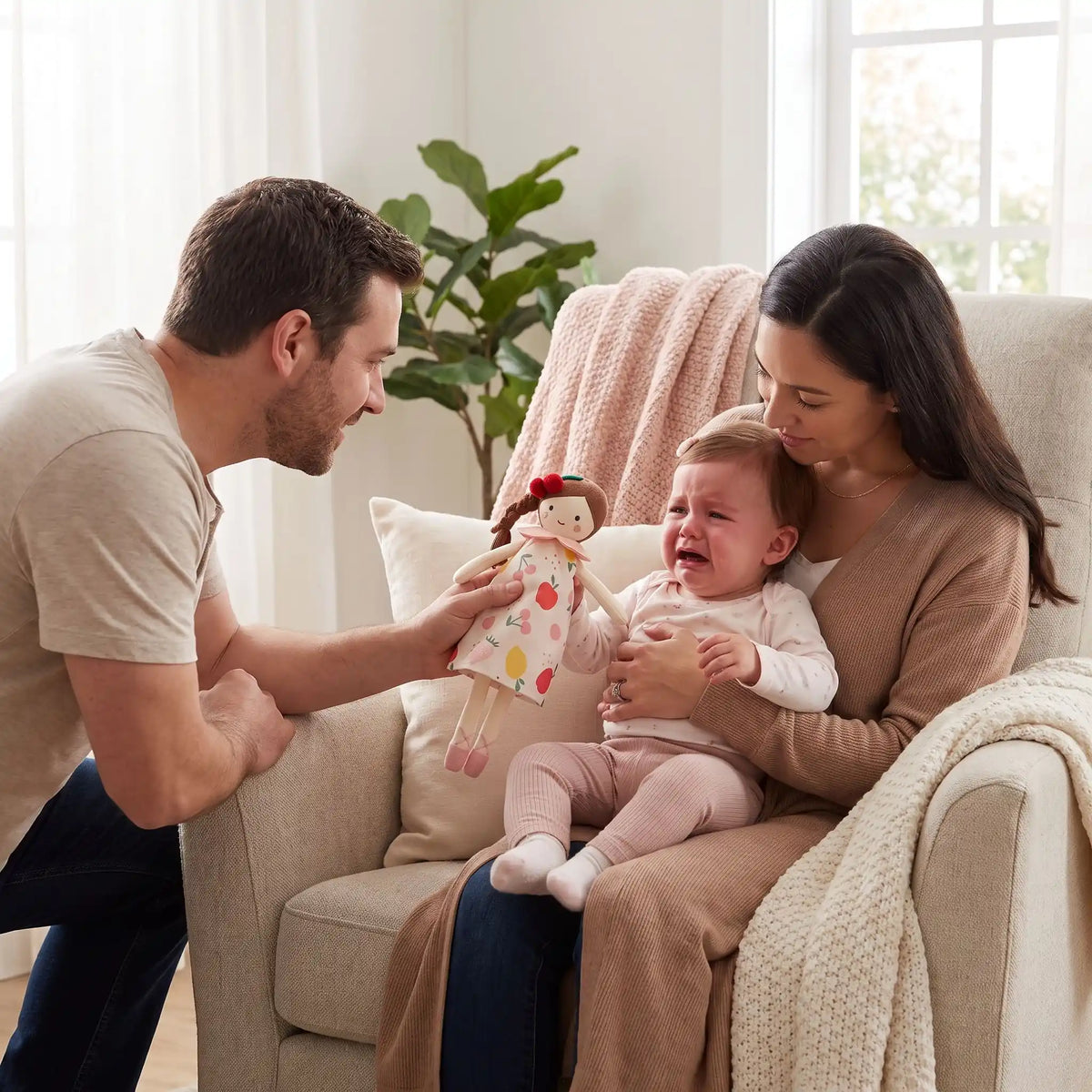 Doudou bébé pleure