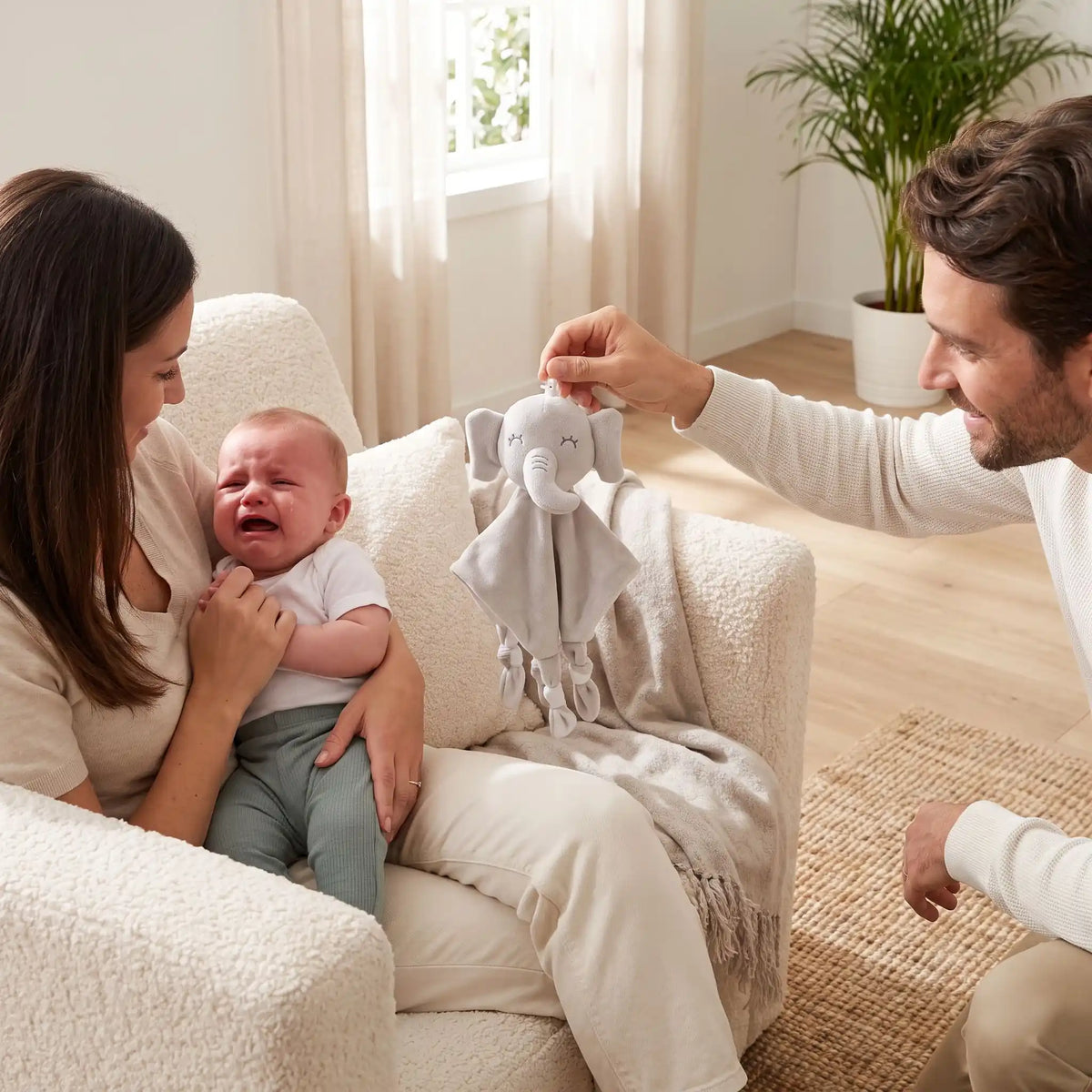 Doudou bébé pleure