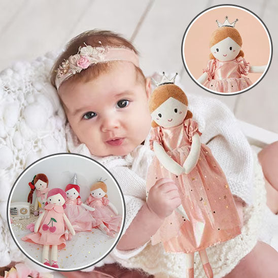 Doudou-doux-princesse-étoile-fille-bébé-au-lit