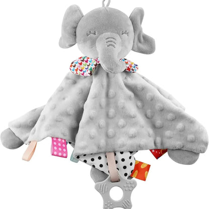 Doudou-éléphant-gris-doux-anneaux-dentaire