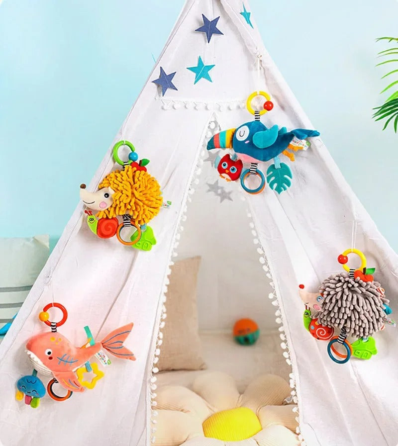 Doudou-peluche-hochet-anneaux-velours-doux-jouet-bébé