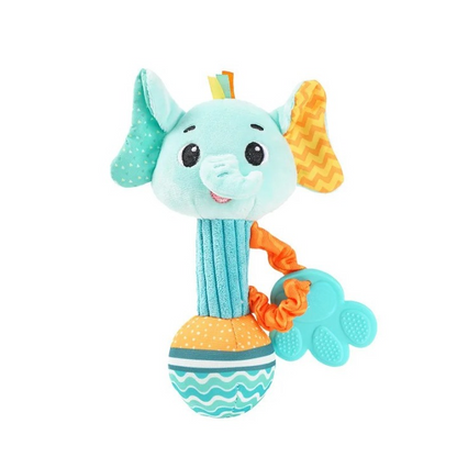 Doudou-velours-Éléphant-doux-peluche-musical