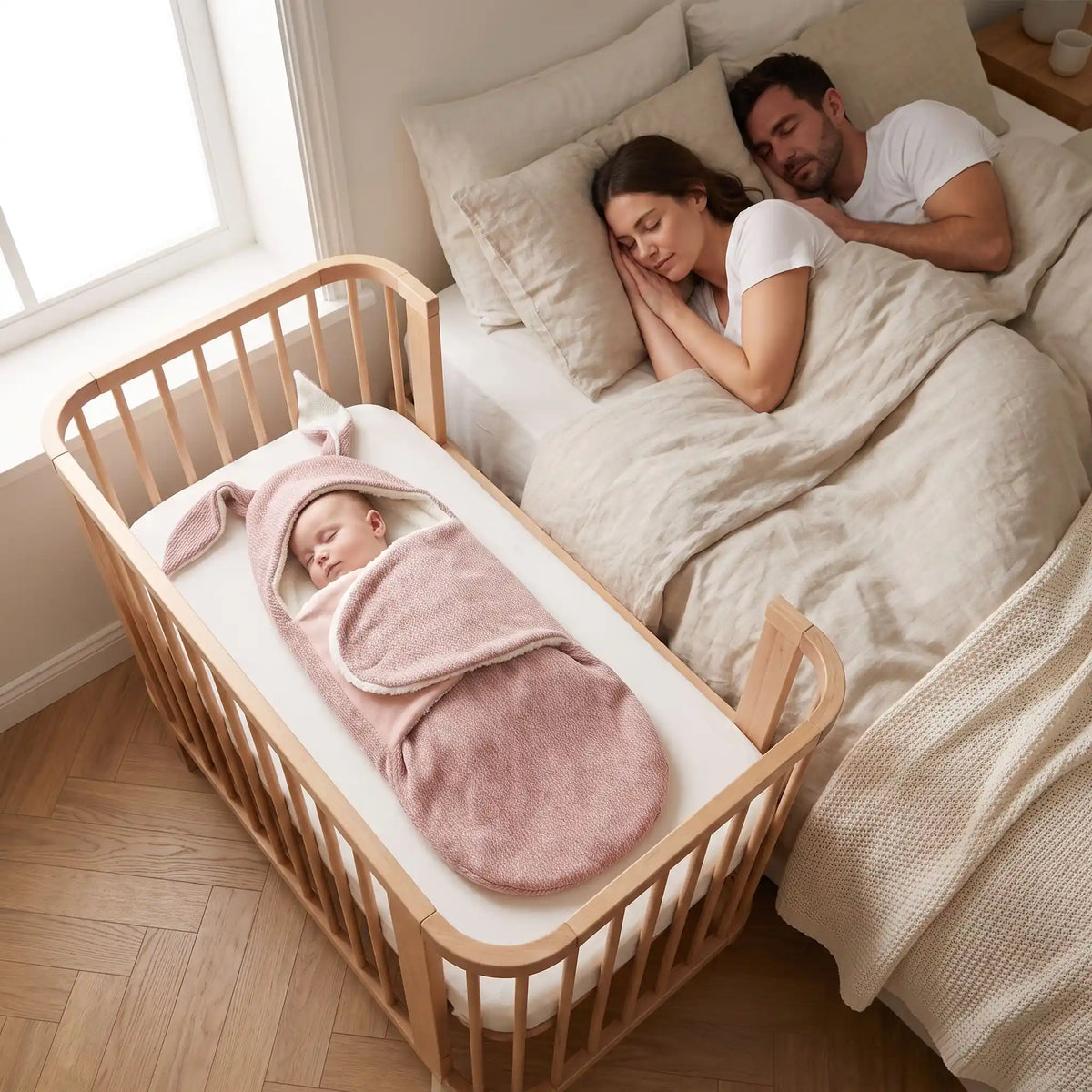 Nid d'ange bébé apaisé