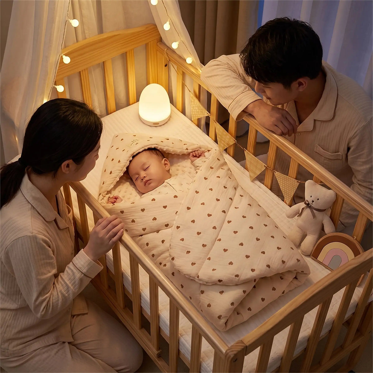 Nid d'ange bébé dort