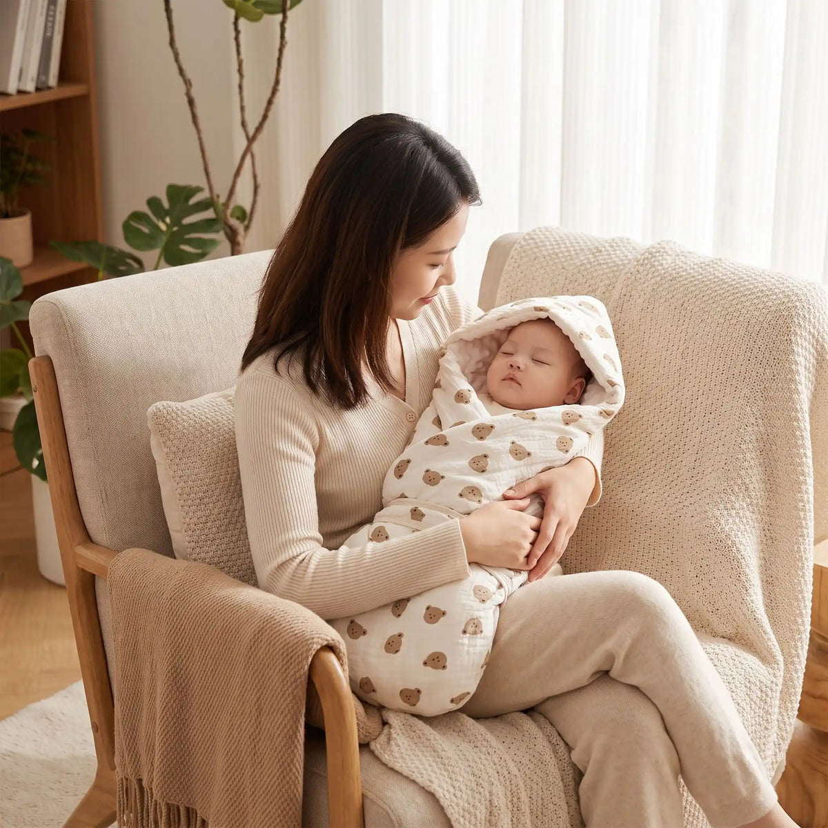Nid d'ange bébé protégé