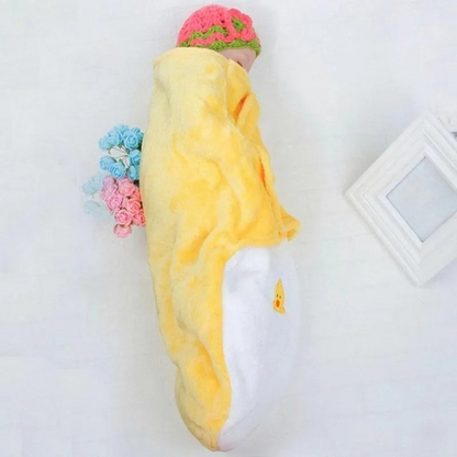Nid-d-ange-jaune-polaire-doux-bébé-dort-au-chaud