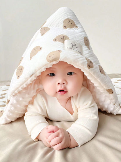Nid-d-ange-lionne-coton-rembourré-doux-bébé-au-chaud