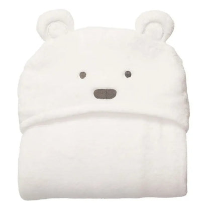 Nid-d-ange-ours-polaire-blanc-ferme-doux-chaud