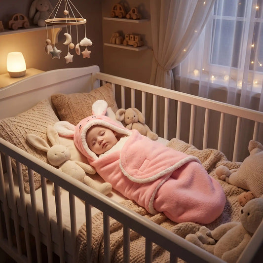Nid d'ange bébé au lit