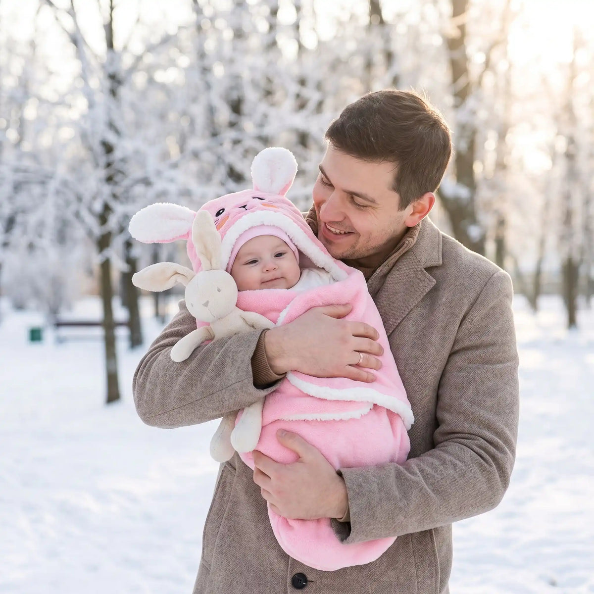 Nid d'ange bébé au parc