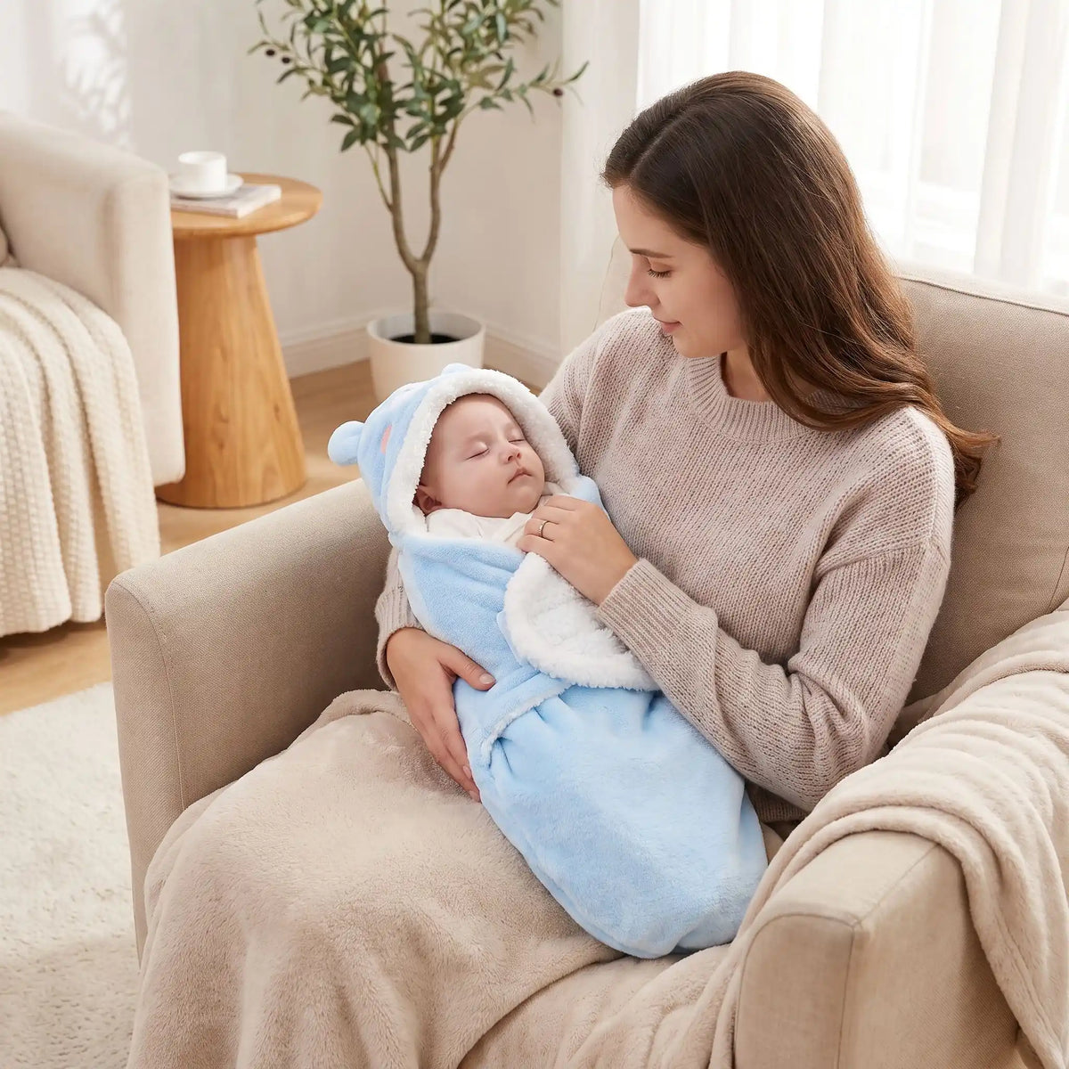 Nid d'ange bébé dort