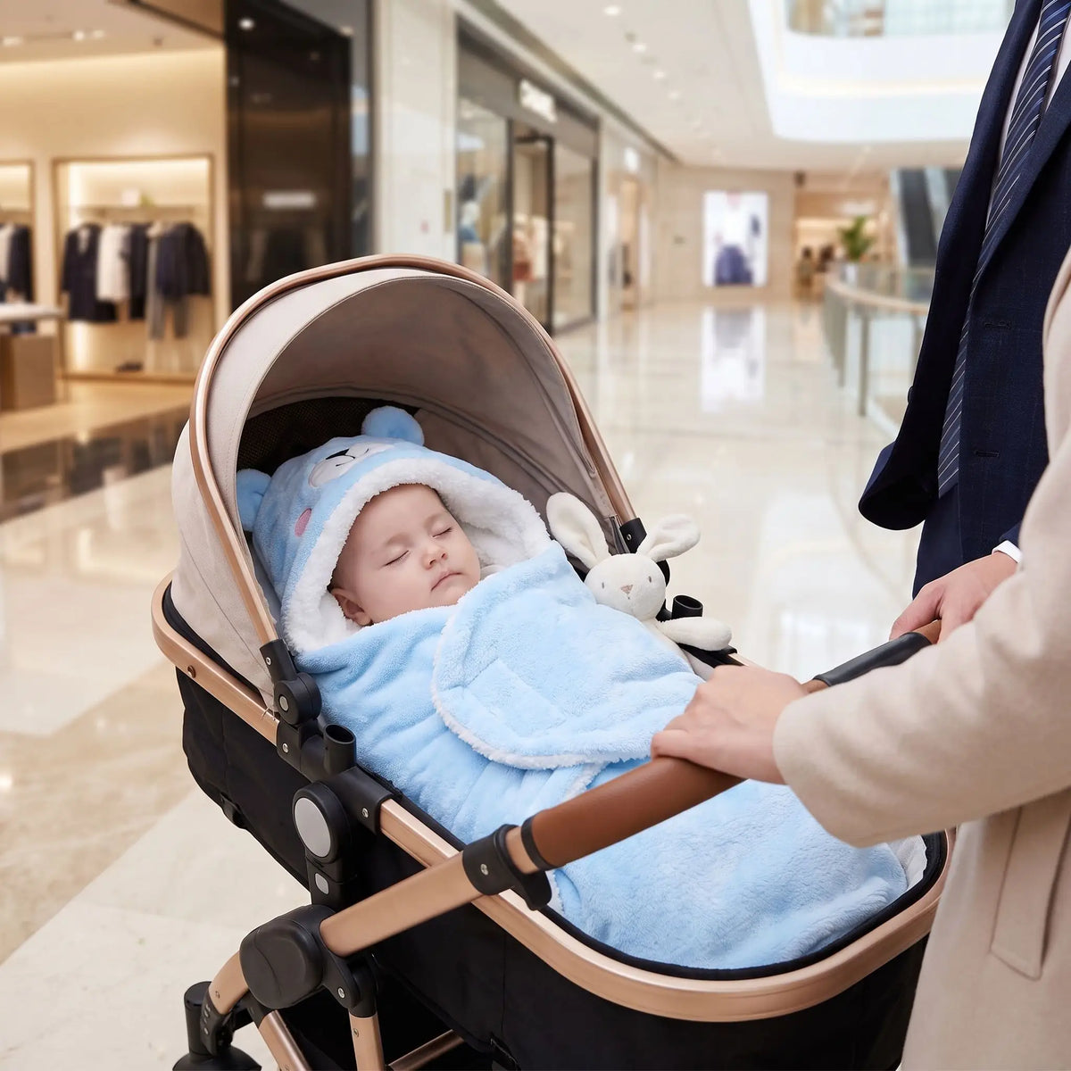Nid d'ange bébé en poussette