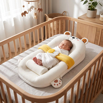 Réducteur de lit bébé dort dans son lit
