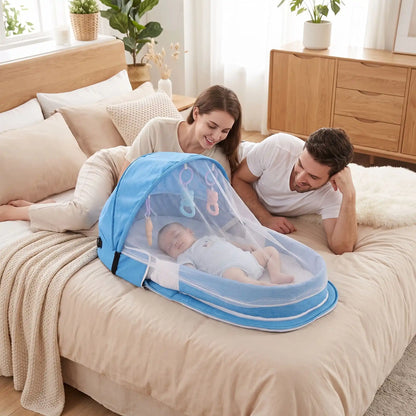 Réducteur de lit bébé dort avec les parents