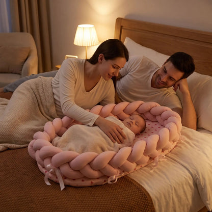 Réducteur de lit bébé dort avec ses parents