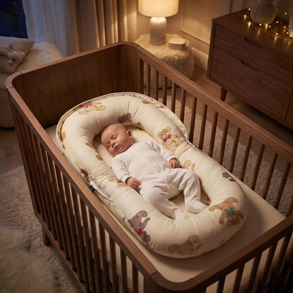 Réducteur de lit bébé dort