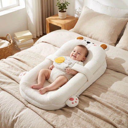 Réducteur de lit bébé en sécurité