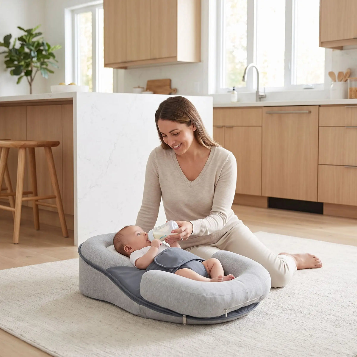 Réducteur de lit bébé mange