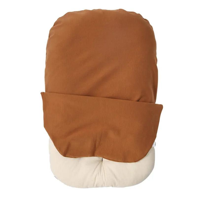 Réducteur de lit bébé marron confort