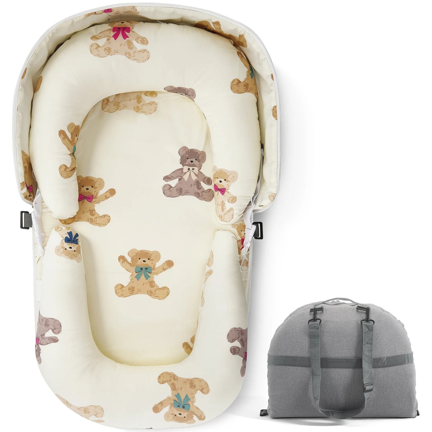 Réducteur de lit bébé transportable