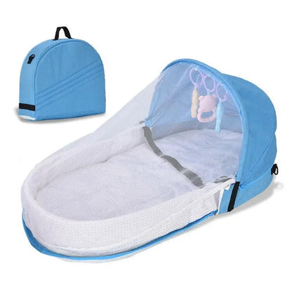 Réducteur de lit bleu pliable