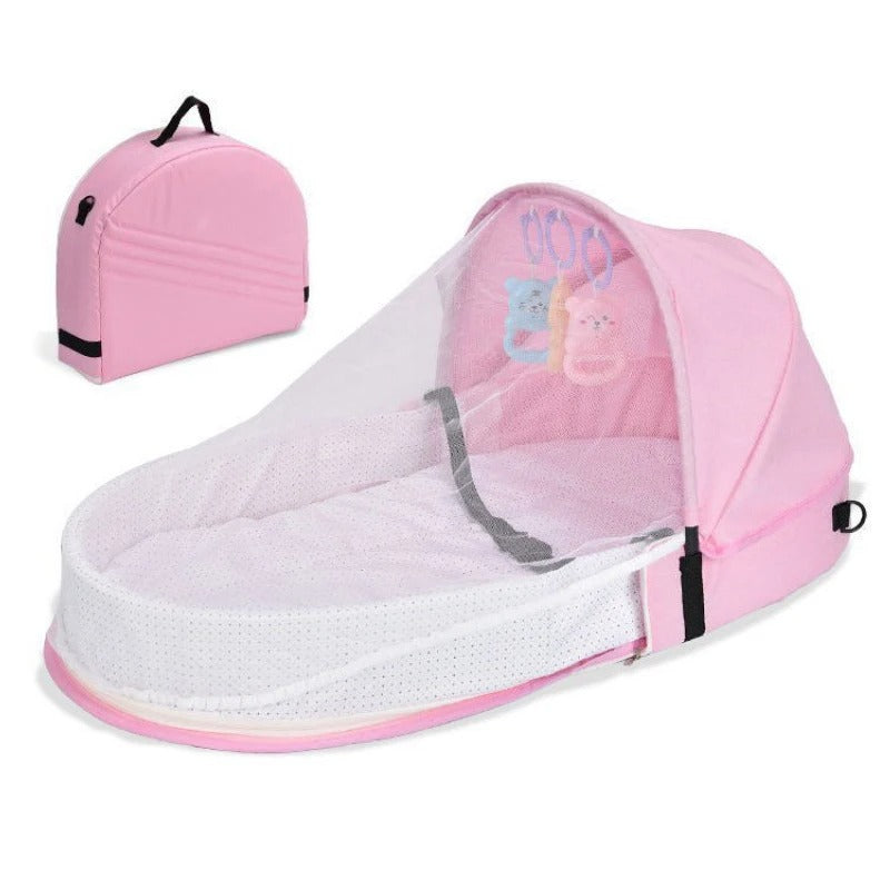 Réducteur de lit rose pliable