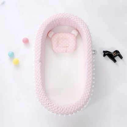 Réducteur de lit rose