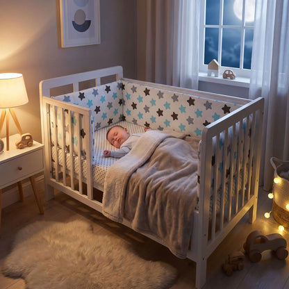 Tour de lit bébé au-lit