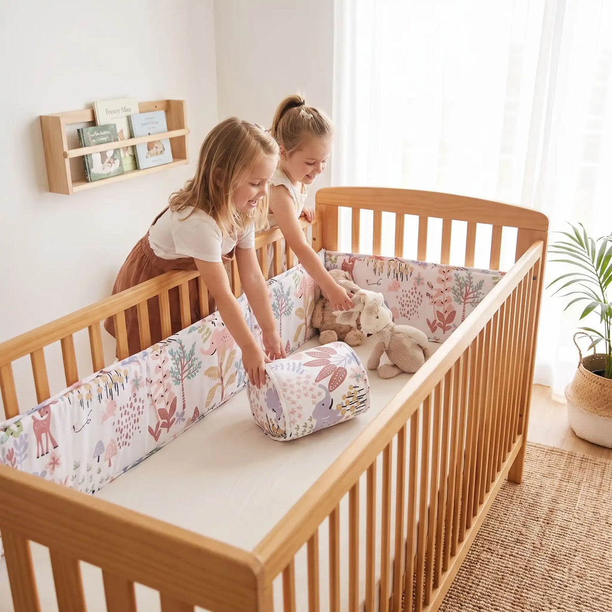 Tour de lit bébé décoratif