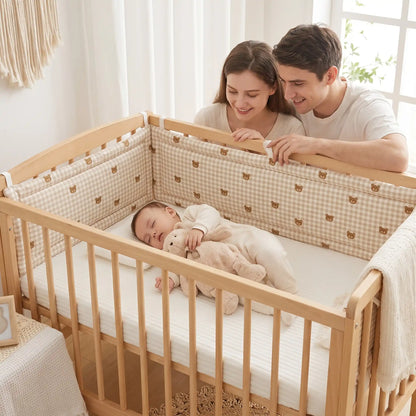 Tour de lit bébé dort en sécurité
