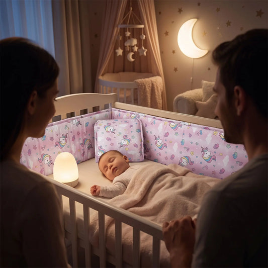 Tour de lit bébé dort la nuit