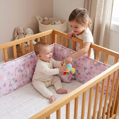 Tour de lit bébé joue